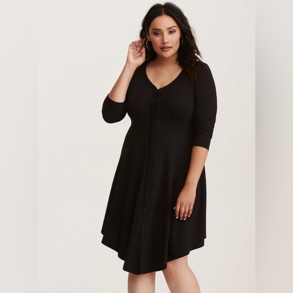 Torrid Mini Knit Shirt Dress